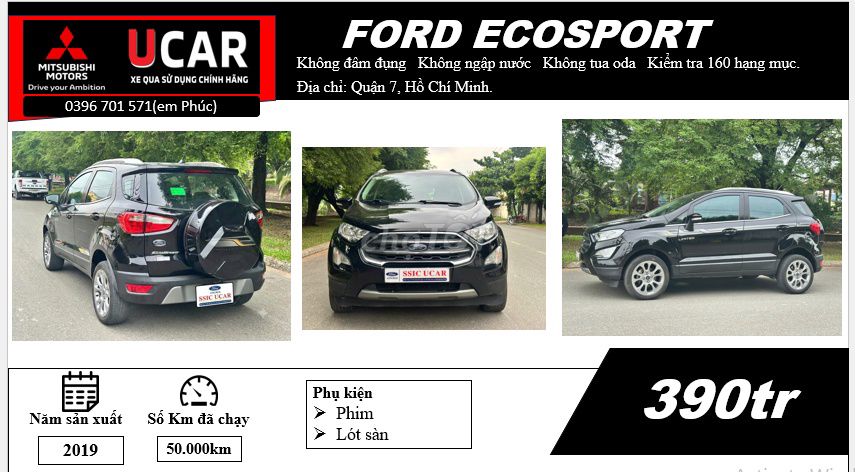 Ford EcoSport 2019 - ảnh 1