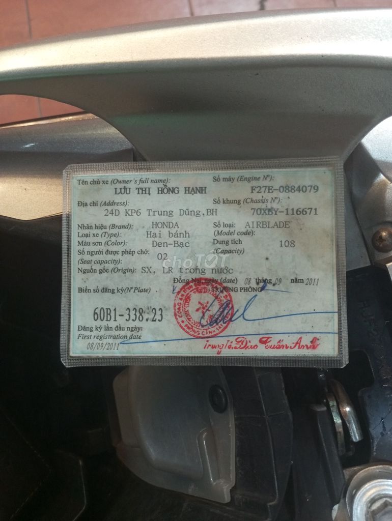 Honda Airblade 2011 - ảnh 1