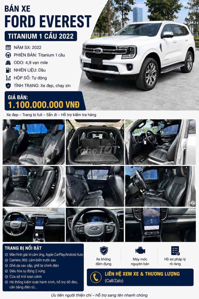 Ford Everest 2022 - ảnh 1