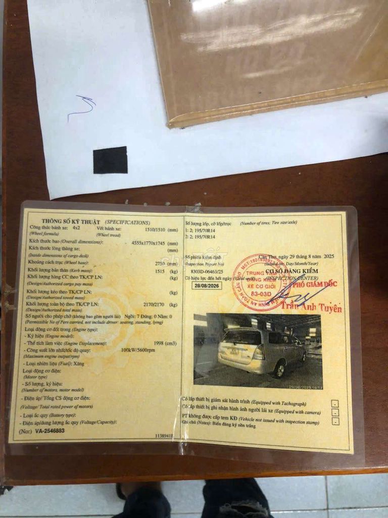 Toyota Innova 2008 - ảnh 3