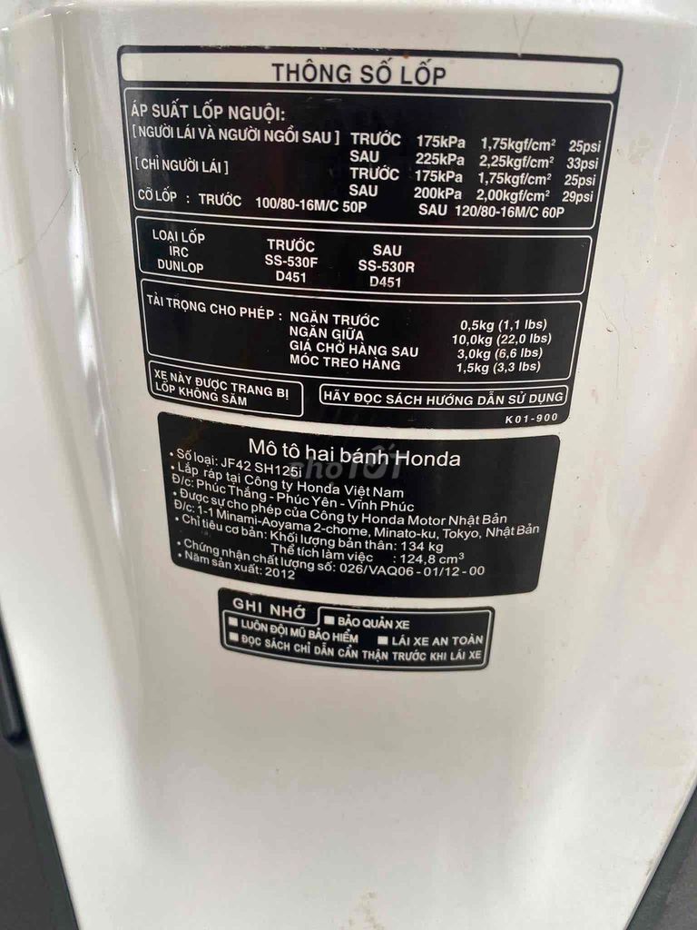 Honda SH 2012 - ảnh 5