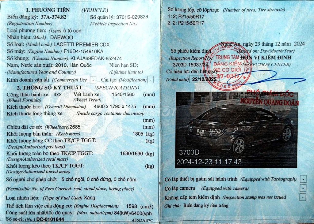 Daewoo Lacetti 2010 - ảnh 2