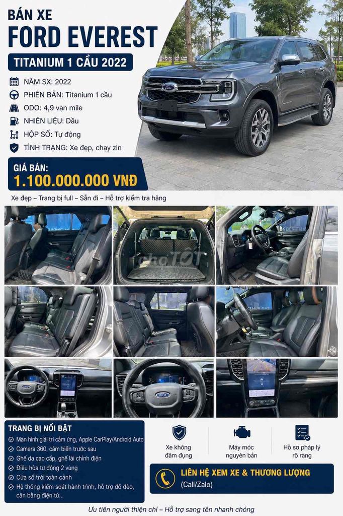 Ford Everest 2022 - ảnh 1