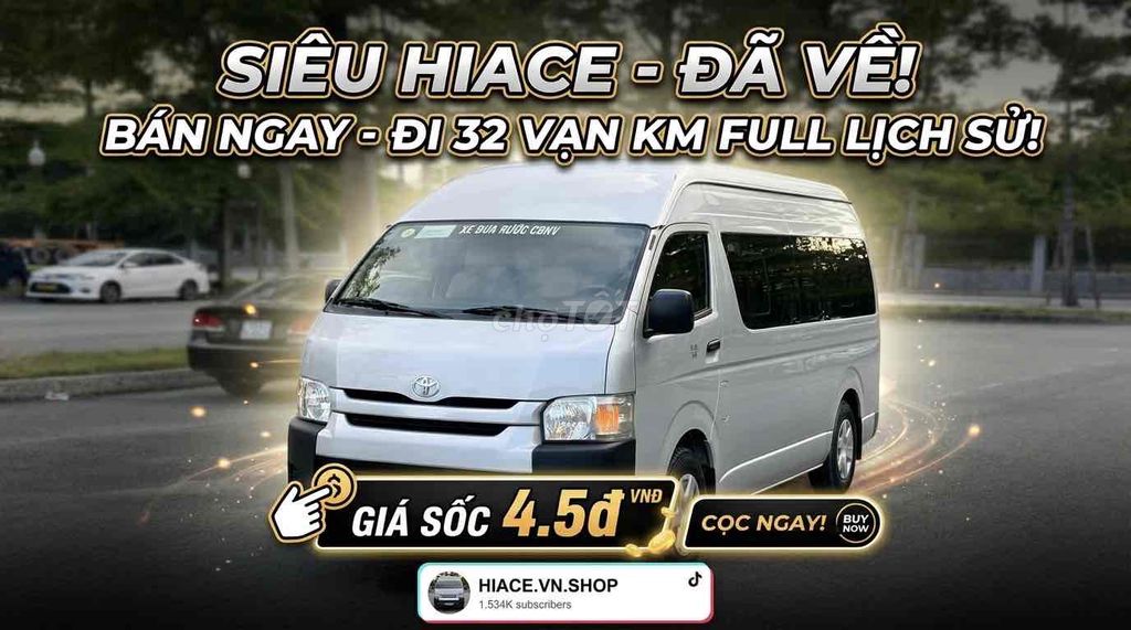Toyota Hiace 2017 - ảnh 1