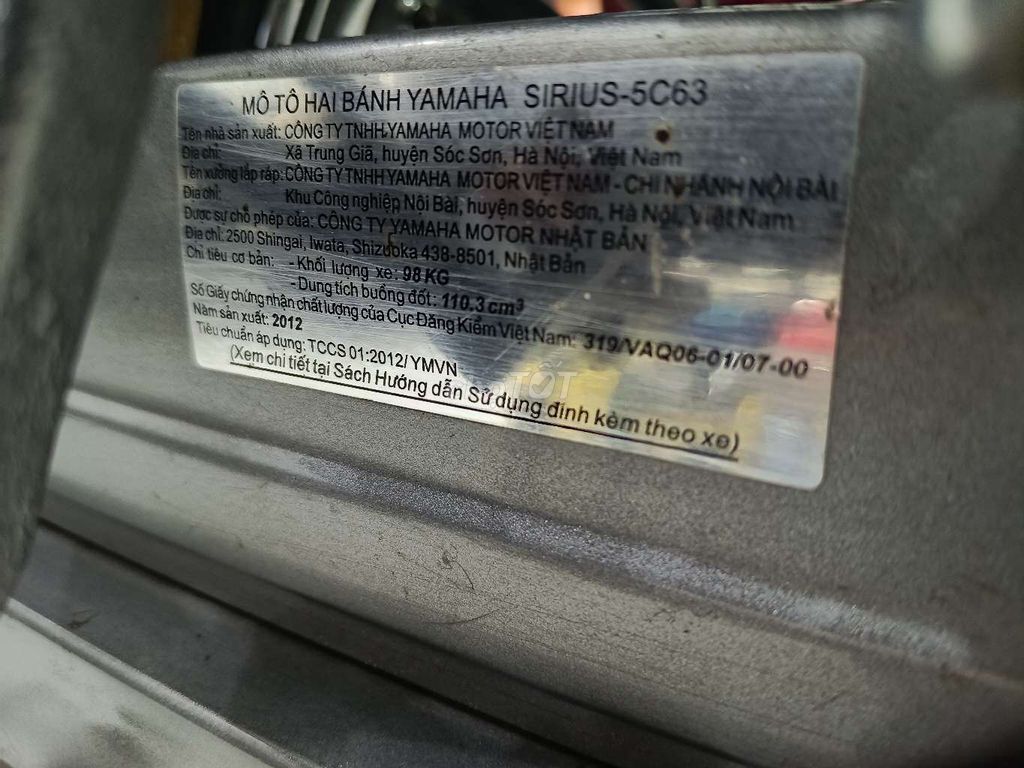 Yamaha Sirius 2012 - ảnh 5