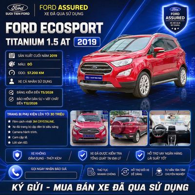 Ford EcoSport Titanium 1.5 AT 2019 - ảnh 1