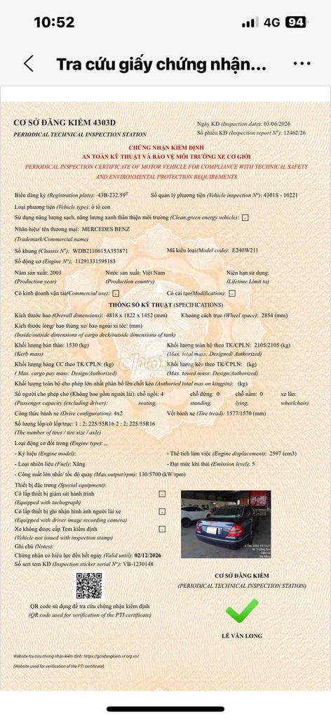 Mercedes-Benz 2003 - ảnh 2