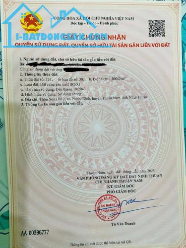 Bất động sản tại Ninh Thuận - ảnh 1