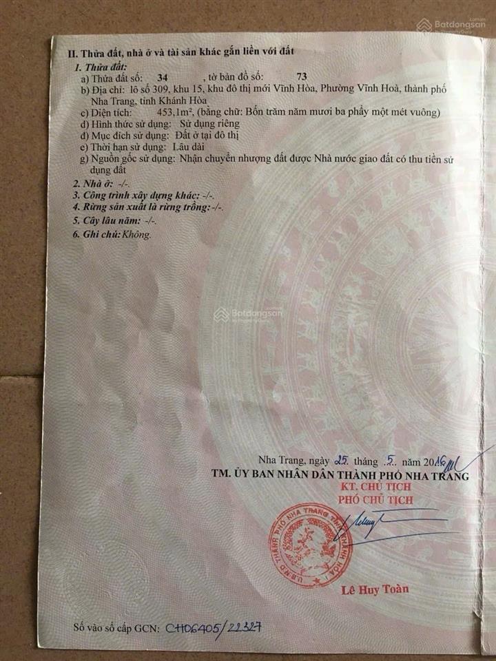 Bất động sản tại Khánh Hòa - ảnh 1
