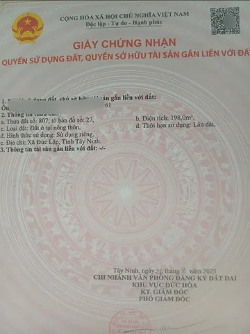 Bất động sản tại Tây Ninh - ảnh 1
