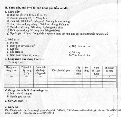 Bất động sản tại Bà Rịa - Vũng Tàu - ảnh 1