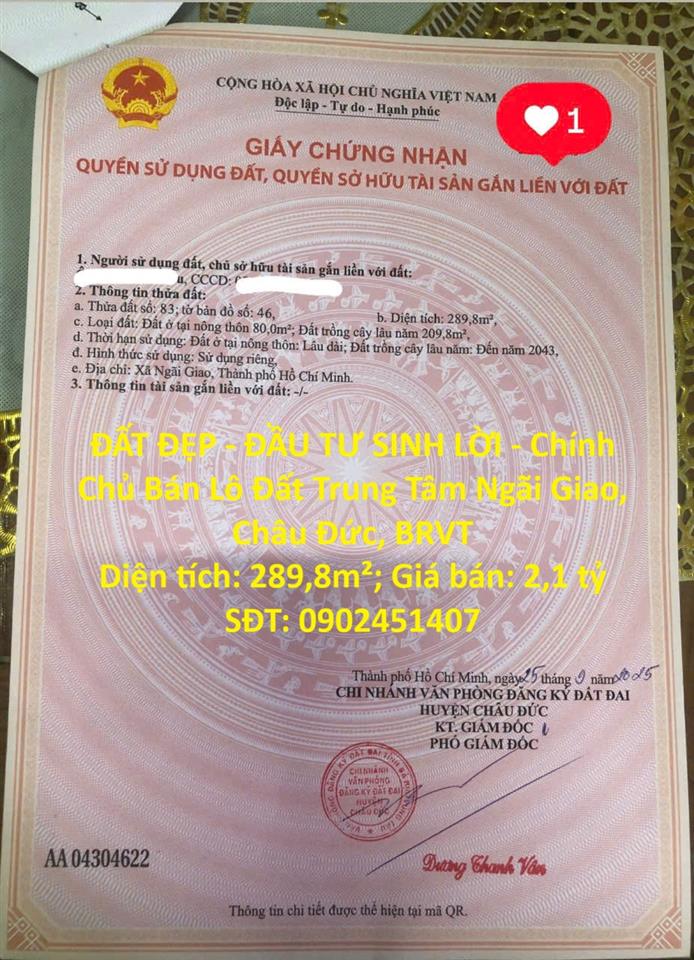 Bất động sản tại Bà Rịa - Vũng Tàu - ảnh 1