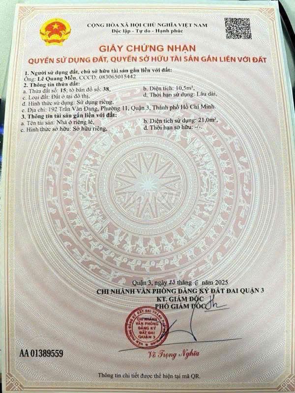 Nhà riêng tại 3, TP. Hồ Chí Minh - ảnh 3