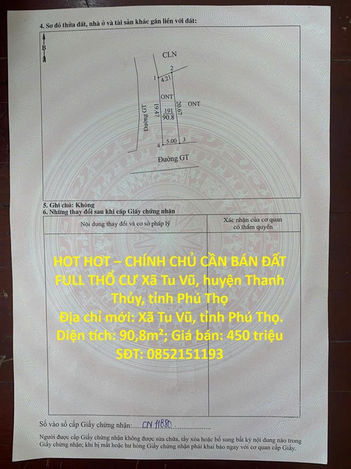Bất động sản tại Phú Thọ - ảnh 1