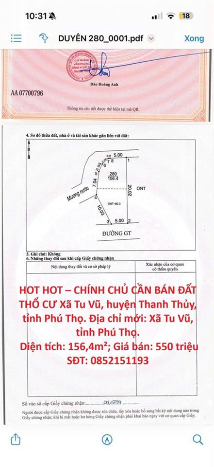 Bất động sản tại Phú Thọ - ảnh 1