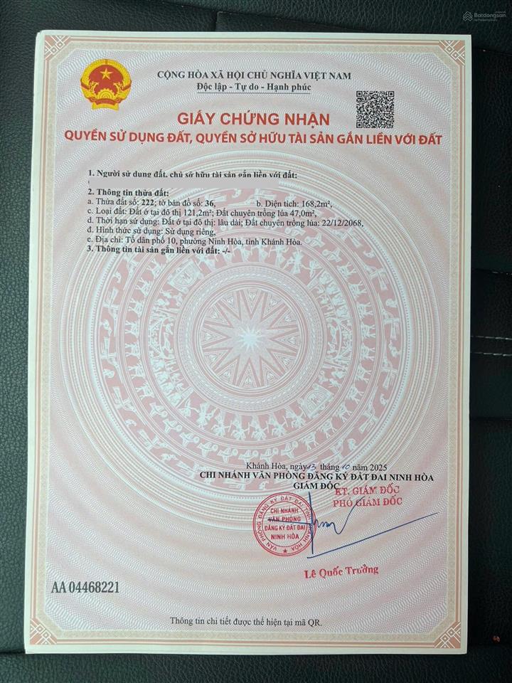 Bất động sản tại Khánh Hòa - ảnh 1