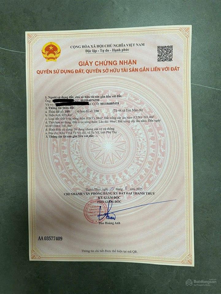 Bất động sản tại Phú Thọ - ảnh 1