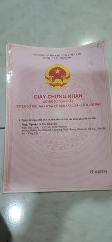 Bất động sản tại Bà Rịa - Vũng Tàu - ảnh 1