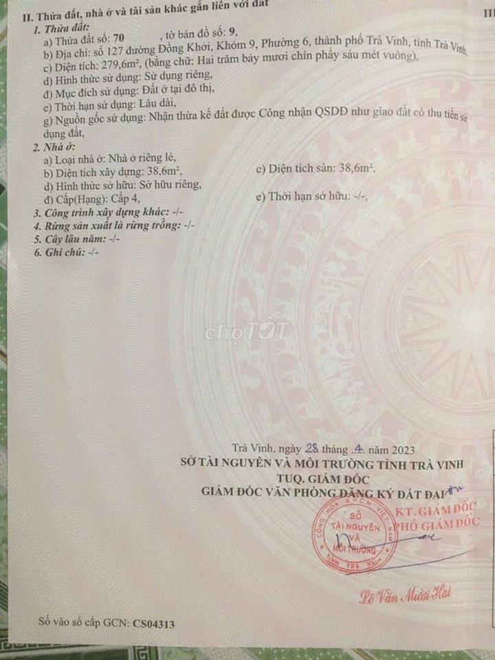 Bất động sản tại Trà Vinh - ảnh 1