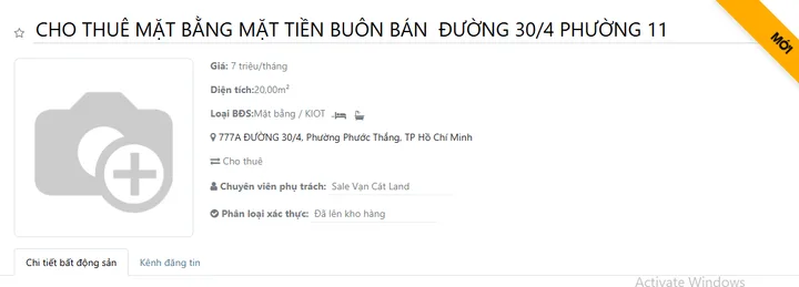 Bất động sản tại TP. Hồ Chí Minh - ảnh 1