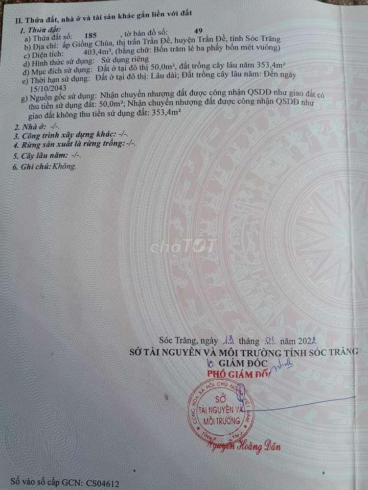 Bất động sản tại Sóc Trăng - ảnh 1