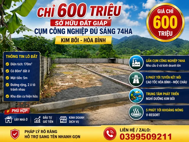 Bất động sản tại Hòa Bình - ảnh 1