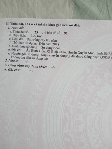 Bất động sản tại Bà Rịa - Vũng Tàu - ảnh 1