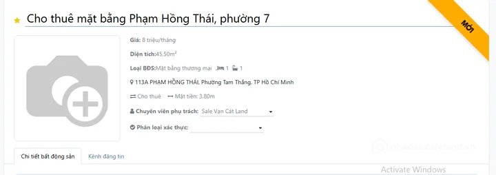 Bất động sản tại TP. Hồ Chí Minh - ảnh 1