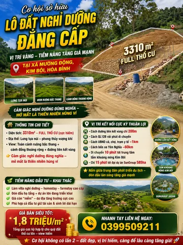 Bất động sản tại Hòa Bình - ảnh 1