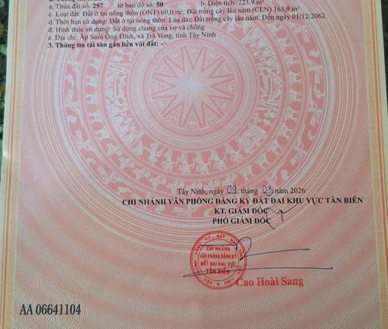 Bất động sản tại Tây Ninh - ảnh 1
