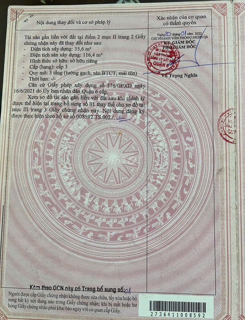 Nhà riêng tại 6, TP. Hồ Chí Minh - ảnh 3