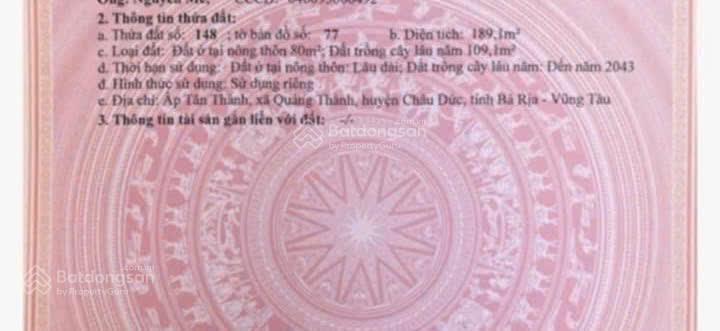 Bất động sản tại Bà Rịa - Vũng Tàu - ảnh 1