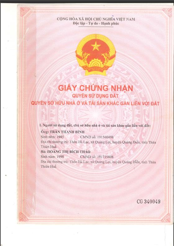 Bất động sản tại Thừa Thiên Huế - ảnh 1