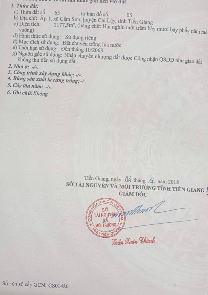 Bất động sản tại Tiền Giang - ảnh 1