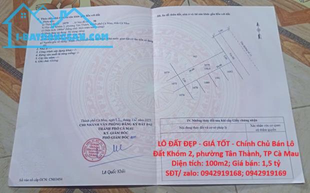 Bất động sản tại Cà Mau - ảnh 1