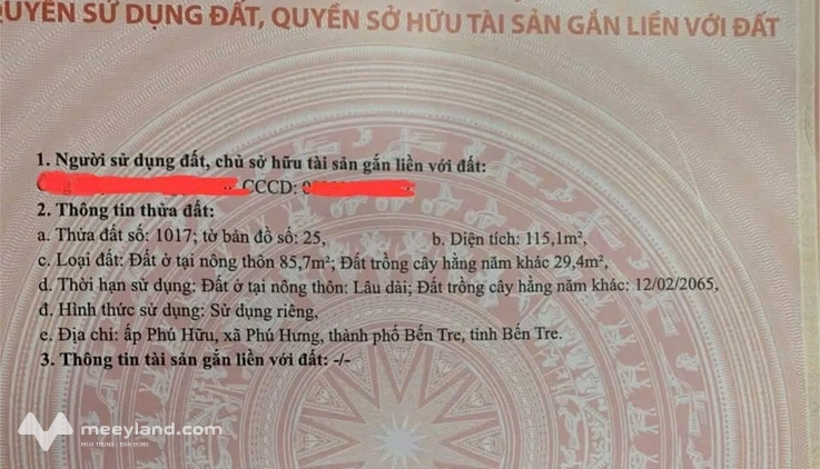 Bất động sản tại Bến Tre - ảnh 1