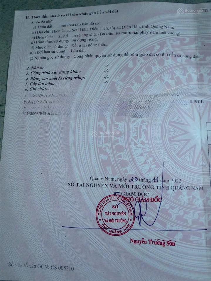Bất động sản tại Quảng Nam - ảnh 1