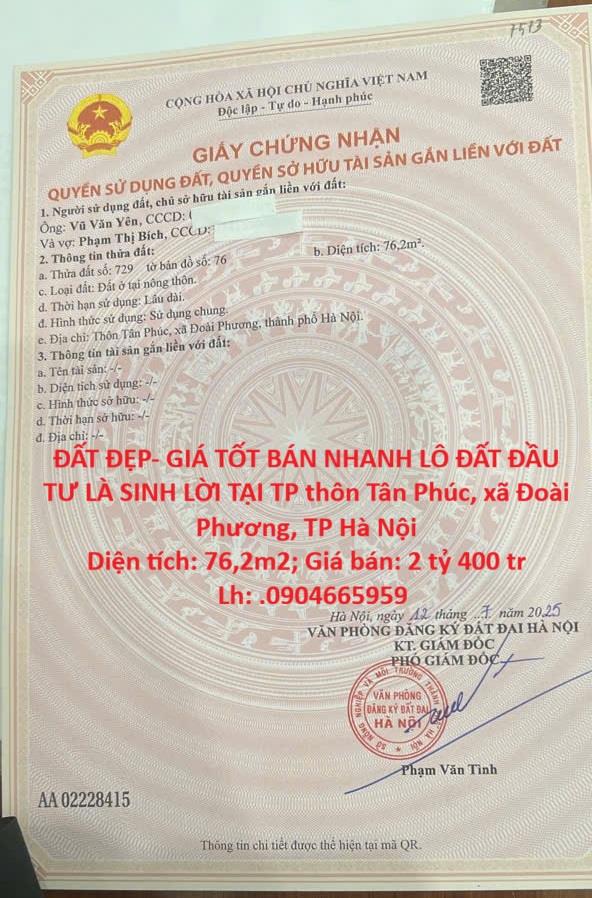 Bất động sản tại Hà Nội - ảnh 1