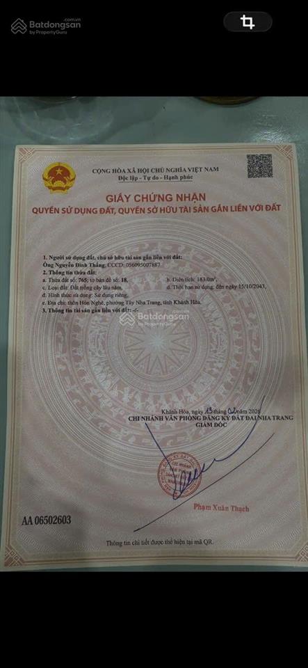 Bất động sản tại Khánh Hòa - ảnh 1