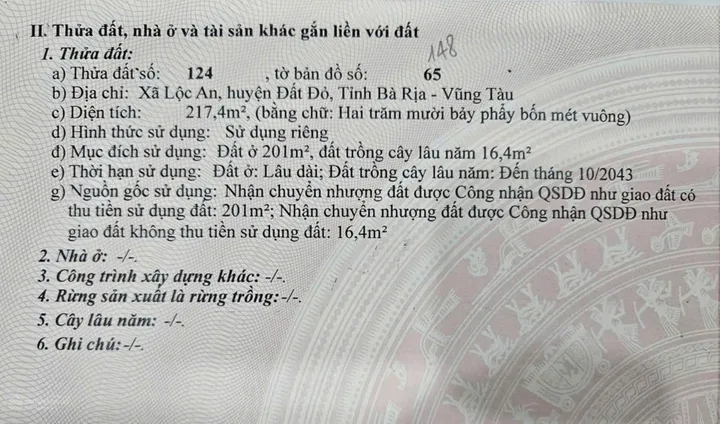Bất động sản tại Bà Rịa - Vũng Tàu - ảnh 1
