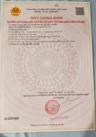 Bất động sản tại Hậu Giang - ảnh 1