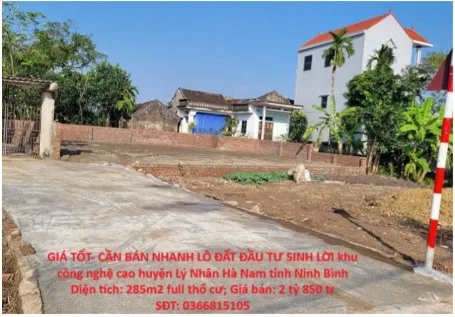 Bất động sản tại Ninh Bình - ảnh 1