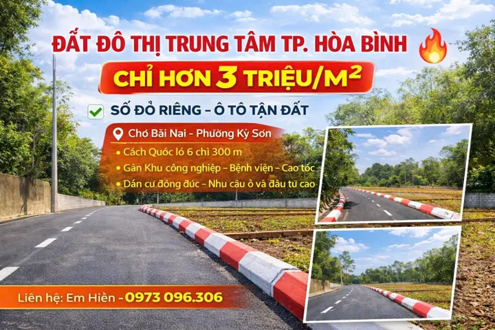 Bất động sản tại Hòa Bình - ảnh 1