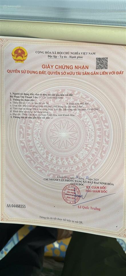 Bất động sản tại Khánh Hòa - ảnh 1
