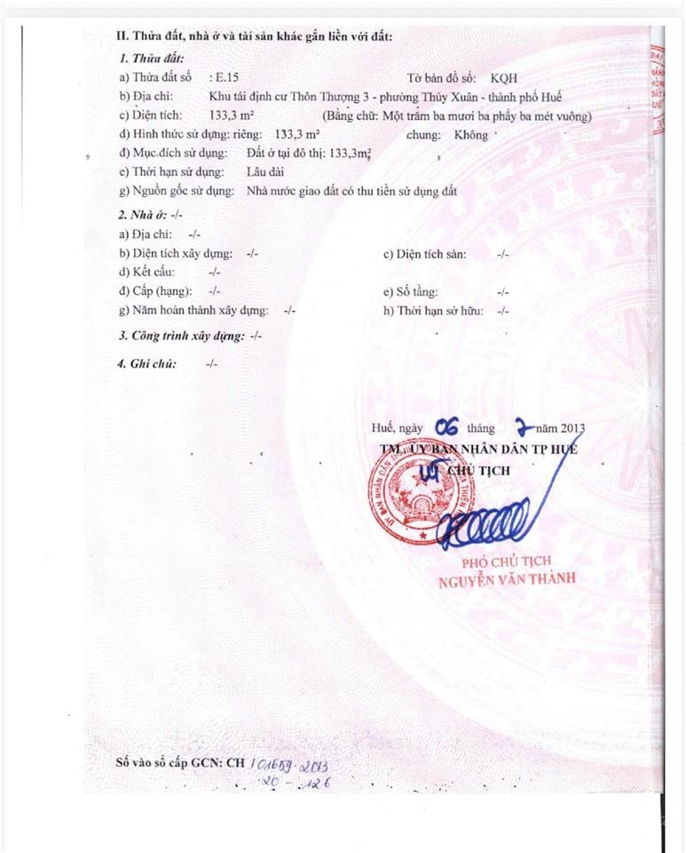 Bất động sản tại Thừa Thiên Huế - ảnh 1