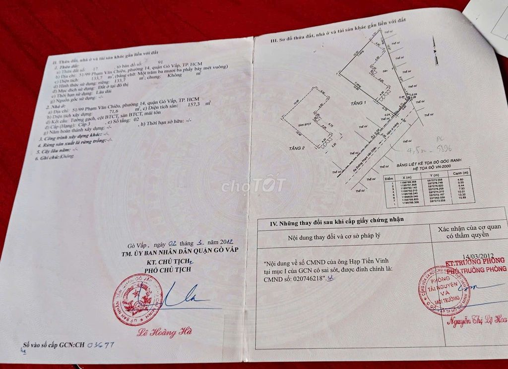 Nhà riêng tại Gò Vấp, TP. Hồ Chí Minh - ảnh 1